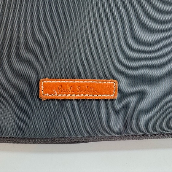 Paul Smith 3Way Briefcase Backpack Men’s Business Bag Khaki Nylon Leather - Picture 2 of 8